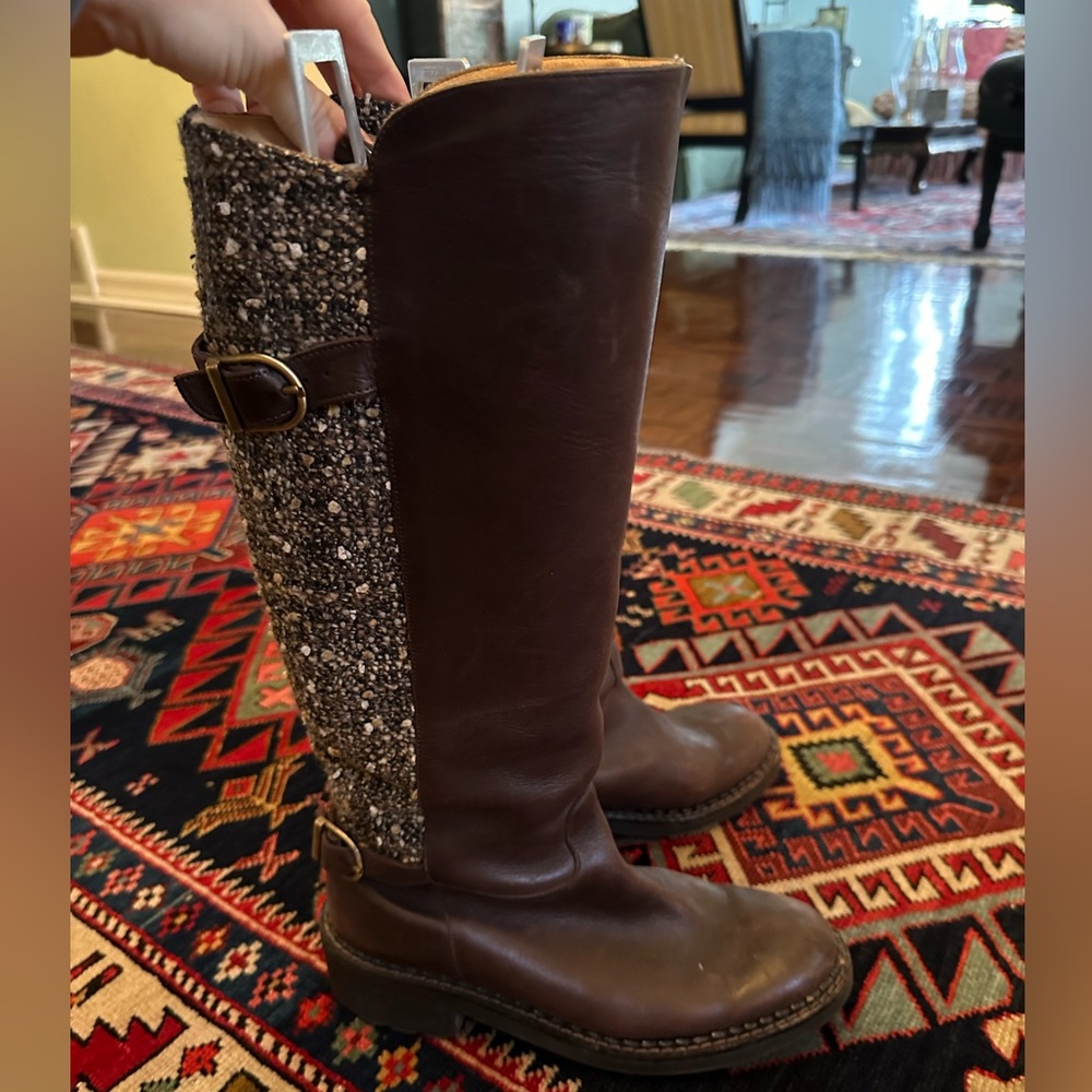 Robert Clergerie Brown leather boots